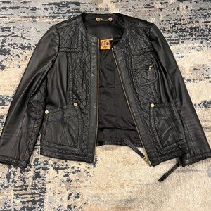 Tory Burch Black Leather Jacket